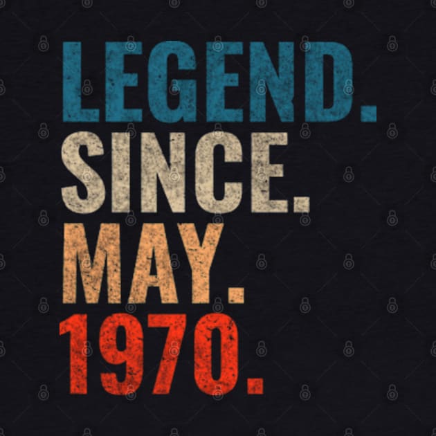 Legend since May 1970 Retro 1970 by TeeLogic